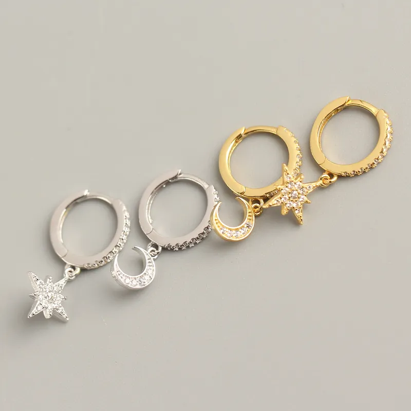 Elegant-Star-Moon-Sterling-Silver-Plating-Rhinestones-Earrings-1-Pair (4)