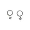 Adele Taylor – Carved Herkimier Diamond Circle Stud Drops