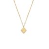 Rhombus Necklace With A Cubic Zirconia Centre g