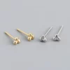 Simple-Style-Solid-Color-Silver-Ear-Studs-1-Pair