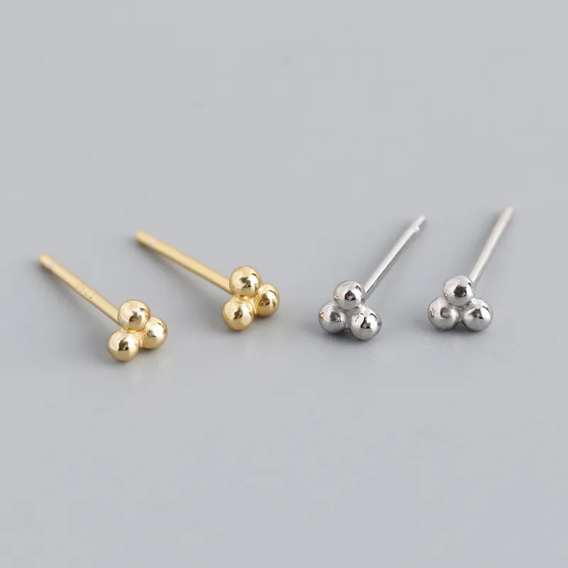 Simple-Style-Solid-Color-Silver-Ear-Studs-1-Pair