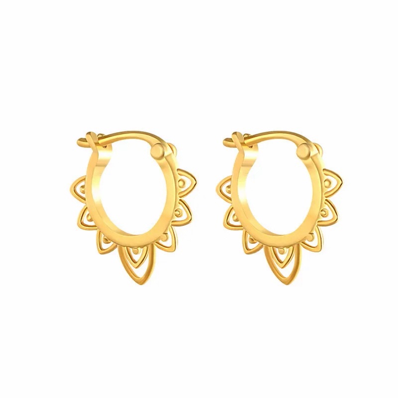 Women-S-Fashion-Geometric-Sterling-Silver-No-Inlaid-Earrings-Gold-Plated-925-Silver-Earrings-1