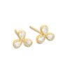 deco clover studs g