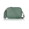 Adjustable Leather Camera Bag Dusty Green