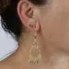 Chandelier Gemstone Earrings Labradorite