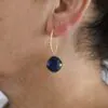 Ornate Gemstone Earrings Lapis