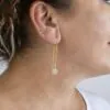 Celestial Inspired Earrings Moonstone