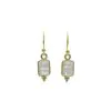 Square Ball Detailed Earrings Pearl