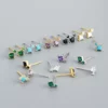 Geometric Crystal Studs (Various Colours Available)
