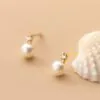 Crystal And Pearl Studs