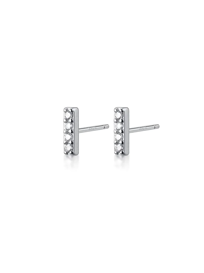 Rosh-925-Sterling-Silver-Rhinestone-Geometric-Minimalist-Stud-Earring