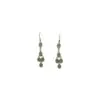 Elegant Cabochon Gemstone Earrings Moonstone