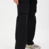 Dr Denim Echo Utility Jeans Dim Black Trousers Cargos