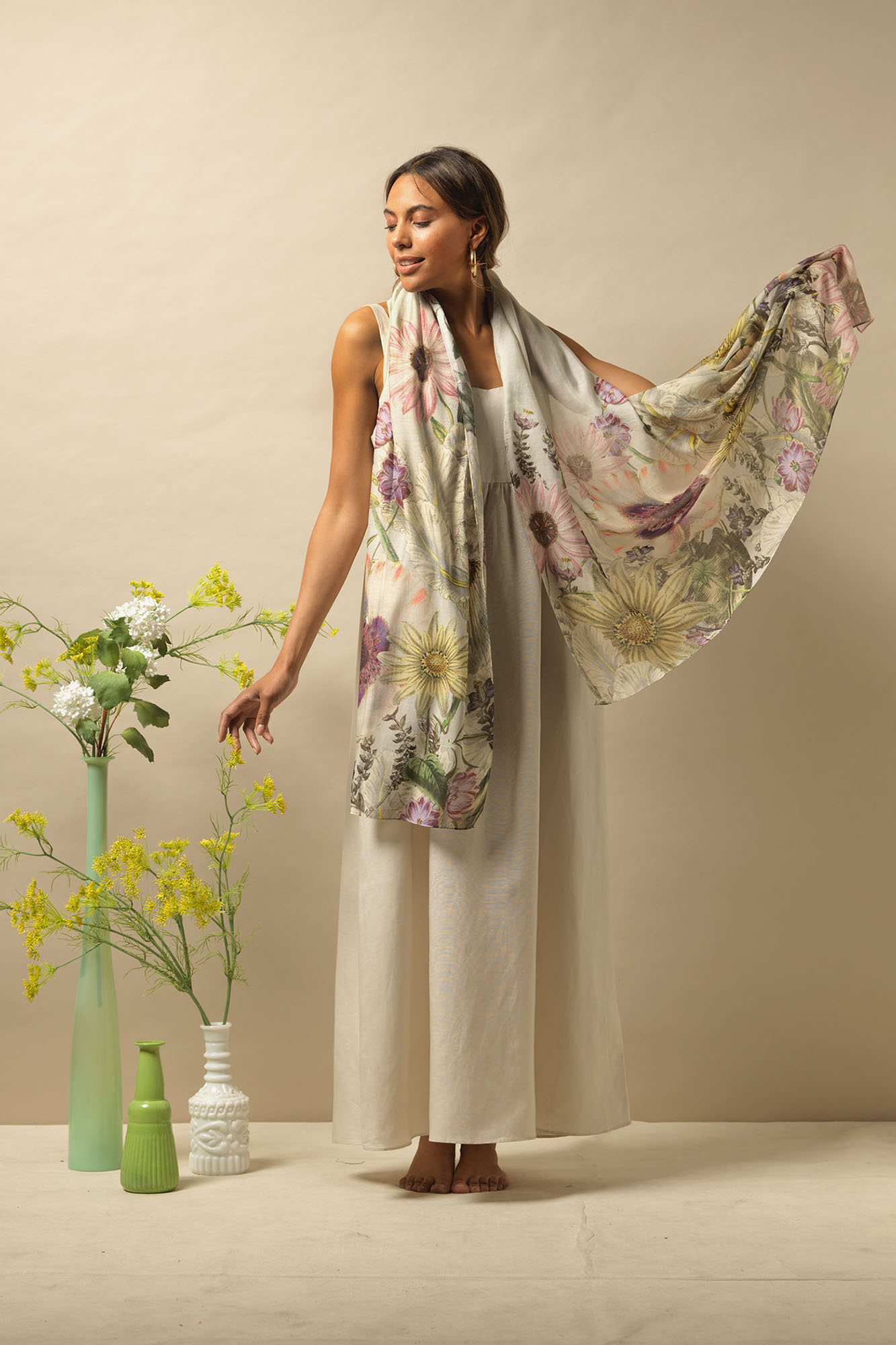 Daisy Stone Scarf (3)