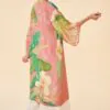Delicate Tropical Kimono Gown – Candy