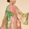 Delicate Tropical Kimono Jacket – Candy