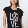 Religion Love Black T-Shirt