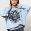 Religion Pioneer Pale Blue Sweater