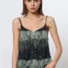 Religion Luster Electra Green Camisole