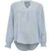 Costamani Love Blue Solid Blouse