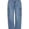 B.Young Kato Light Blue Denim Cargo Jeans