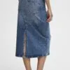 B.Young Leya Mid Blue Denim Skirt