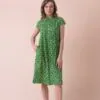 Handprint Dream Apparel Lacey Dress Lime Green Floral