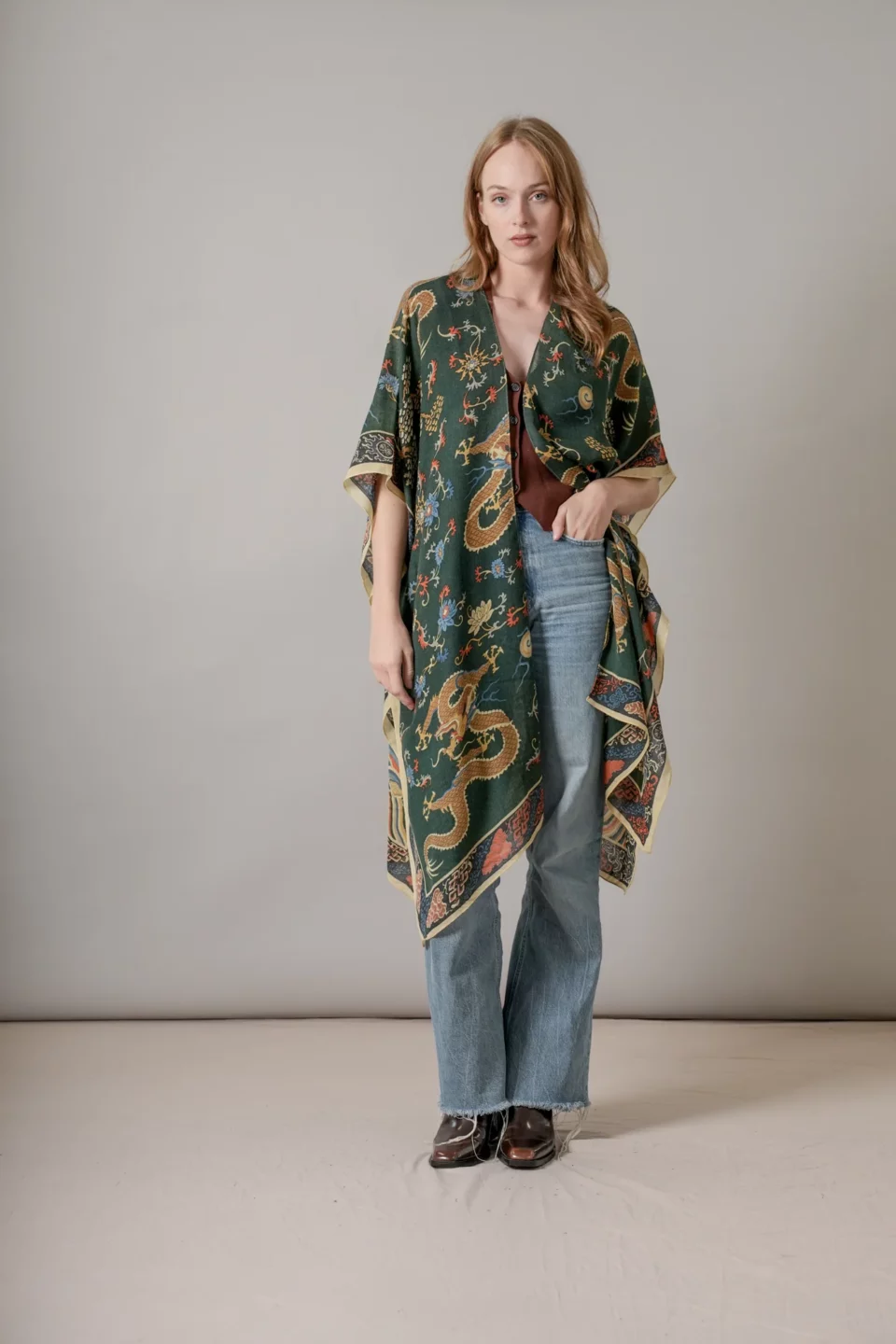 Meadow Grace Wool Kimono