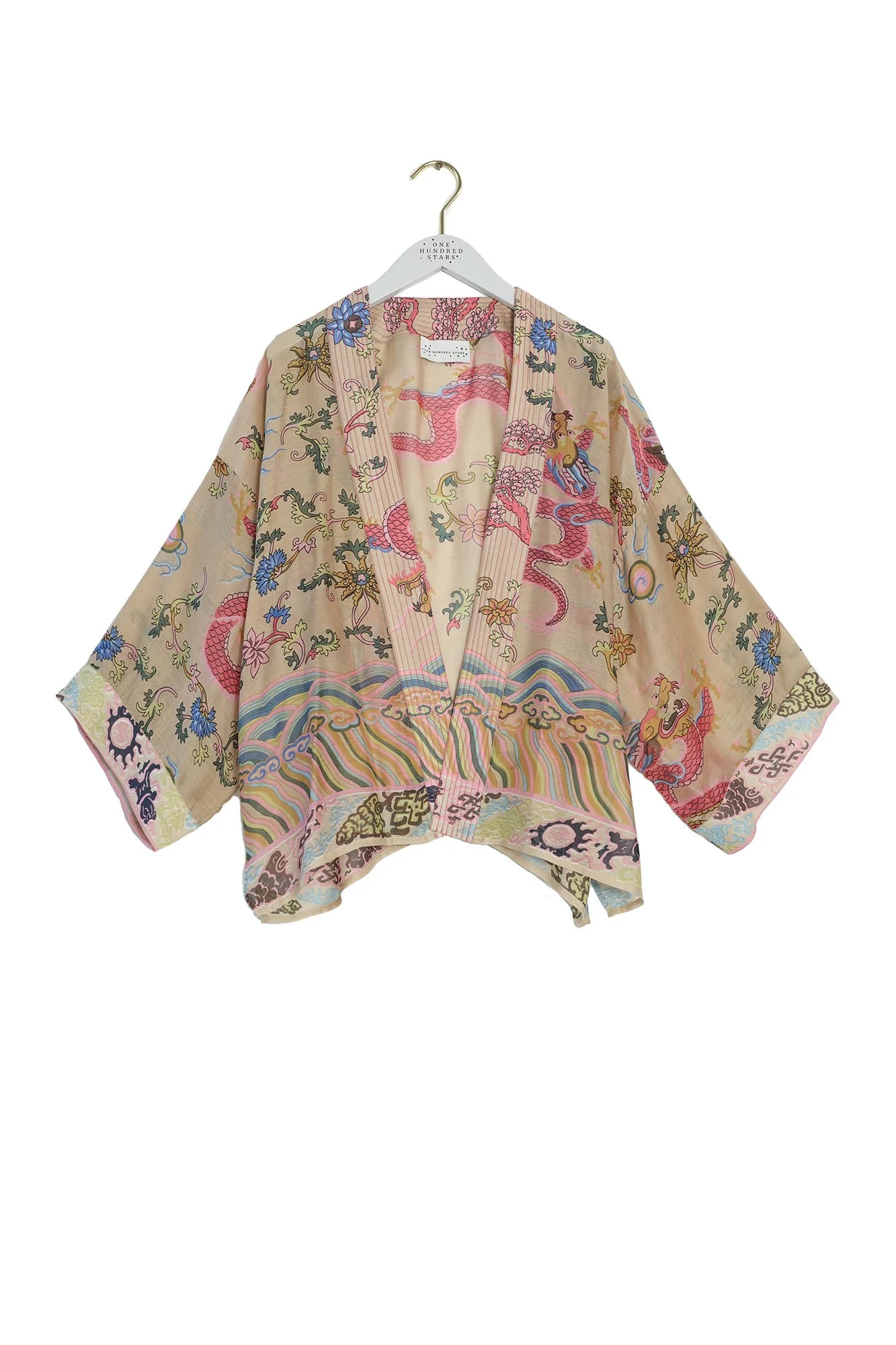 Dragon-Beige-Kimono