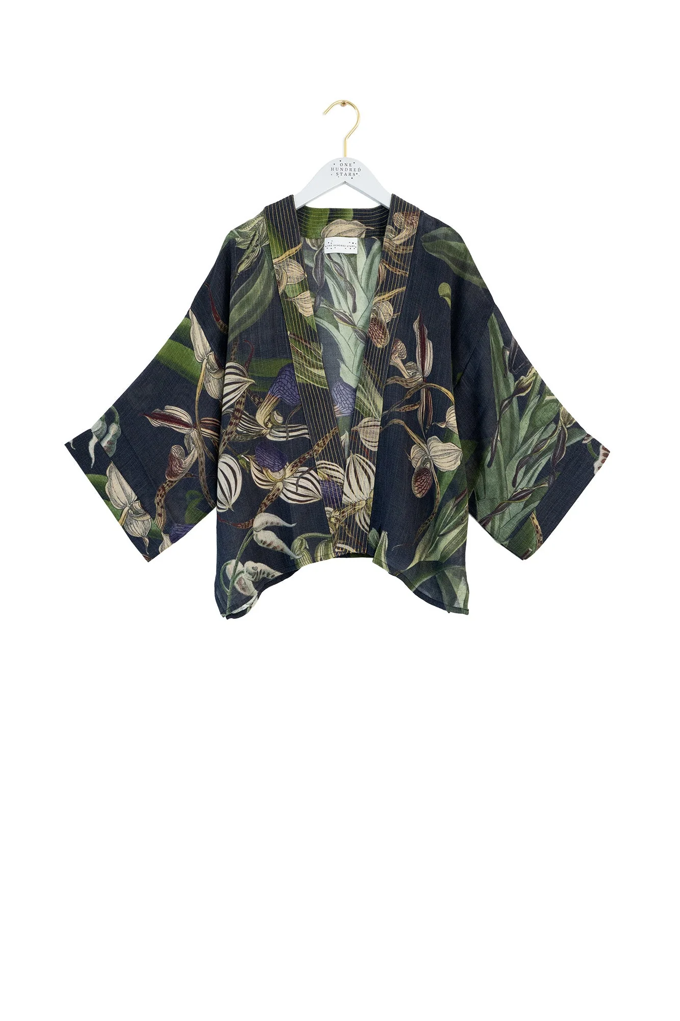 Orchid-Black-Wool-Kimono