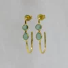 NE121-aqua-chalcedony-gemstone-hoops-gold-vermeil