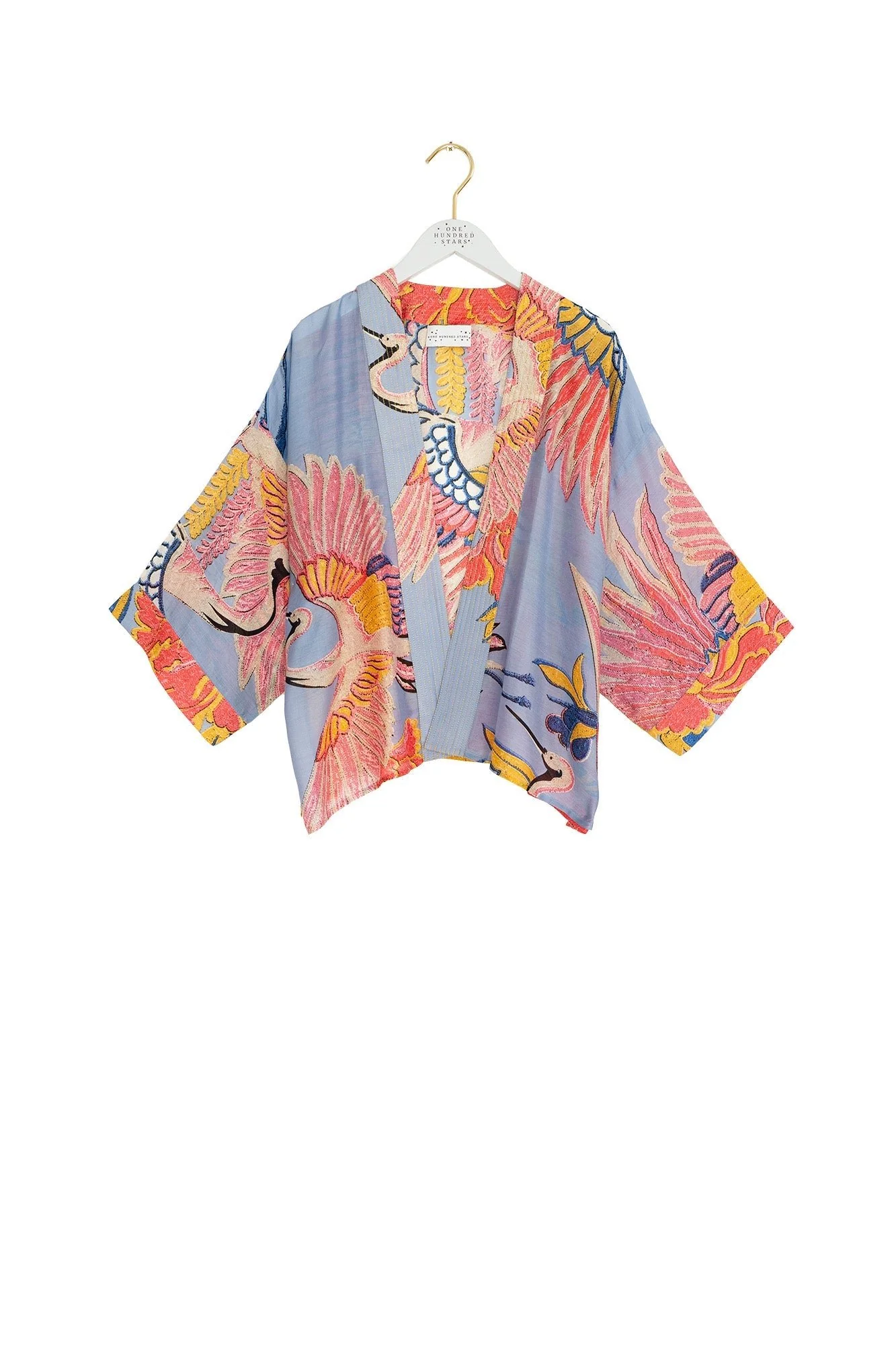 Crane-Periwinkle-Kimono-New