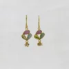 JE303-multi-tourmaline-carved-gemstone-dainty-dangle-earrings-gold-vermeil-october-brithstone