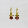 JE316-ruby-tourmaline-citrine-gemstone-drop-earrings-gold-vermeil-beyond-biasa